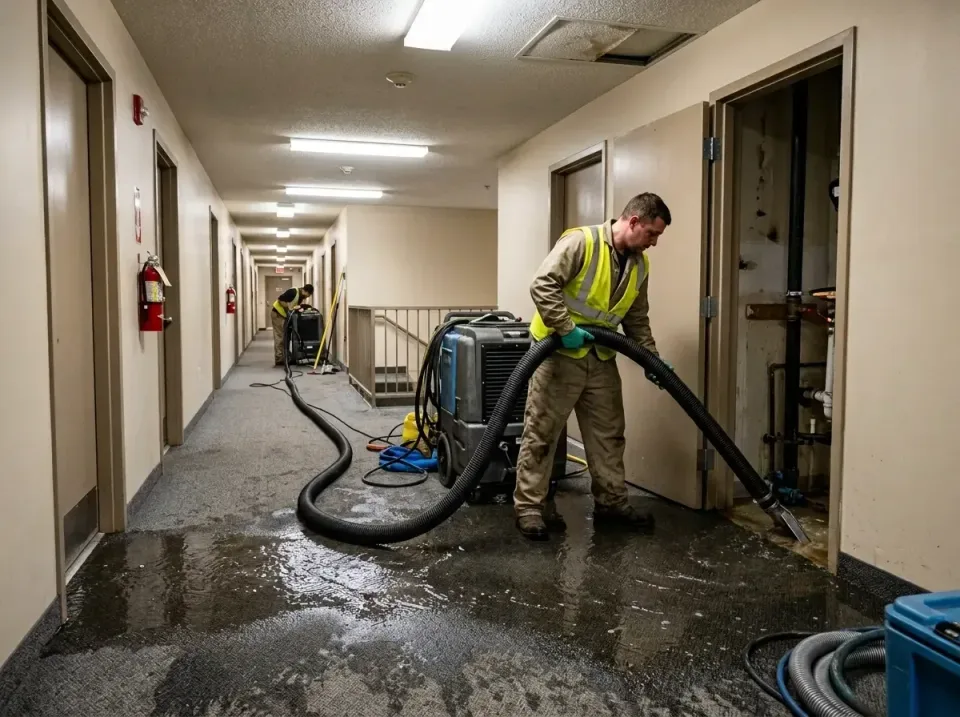 multi-unit-apartment-hallway-f-005 — frequently asked questions, Emergency Burst Pipe Water Extraction & Removal in Highwood…